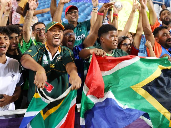 South African fans are hoping world cricket’s great drought is about to end. Picture: Robert Cianflone/Getty Images