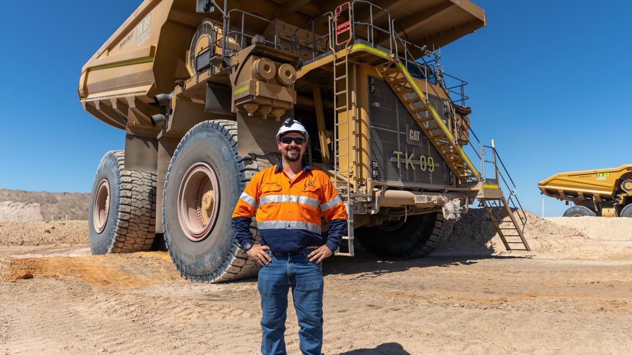 Bravus haul truck operator Chris Hobson. Photo: Cameron Laird