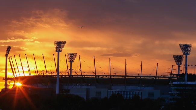 Gerard Whateley says sport is very much part of the Melboiurne fabric. Picture: Ian Currie