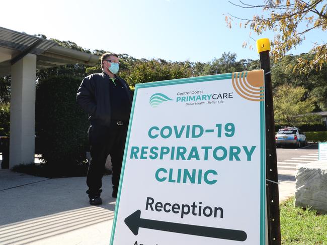 A federally-funded COVID-19 testing clinic is open at the EV Church in Erina. Picture: Sue Graham