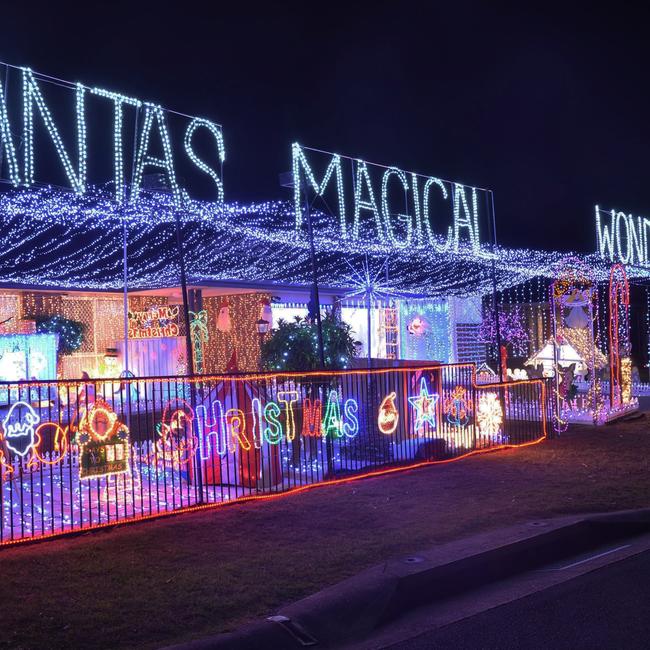 Santa's magical wonderland at Lennon Drive, Windaroo.