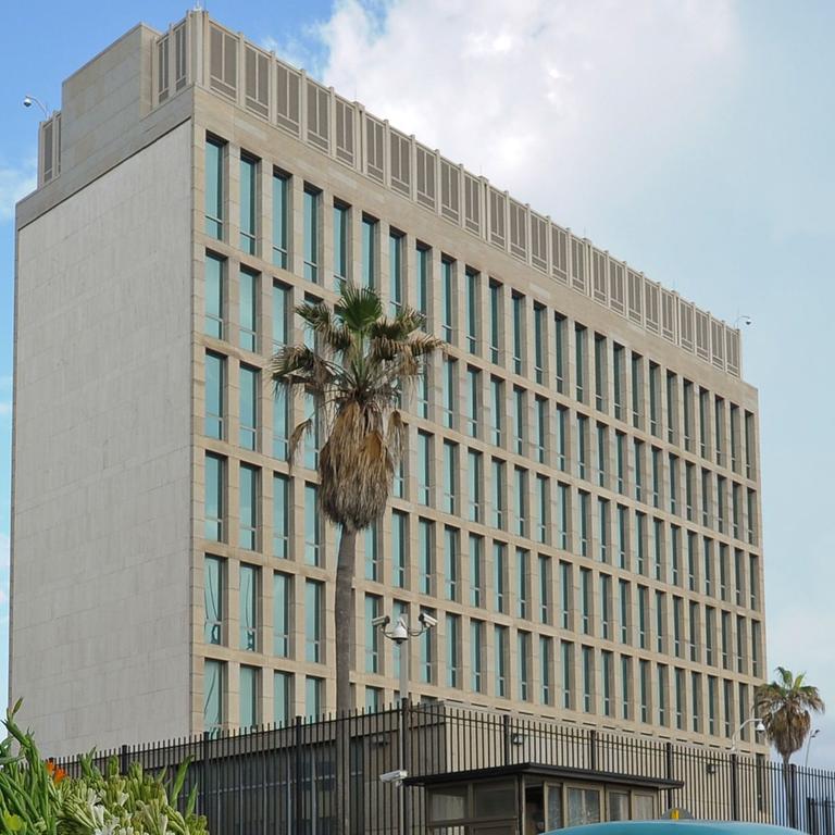 A worker at the US embassy in Havana, Cuba was targeted in 2016. Picture: Amil Lage/AFP