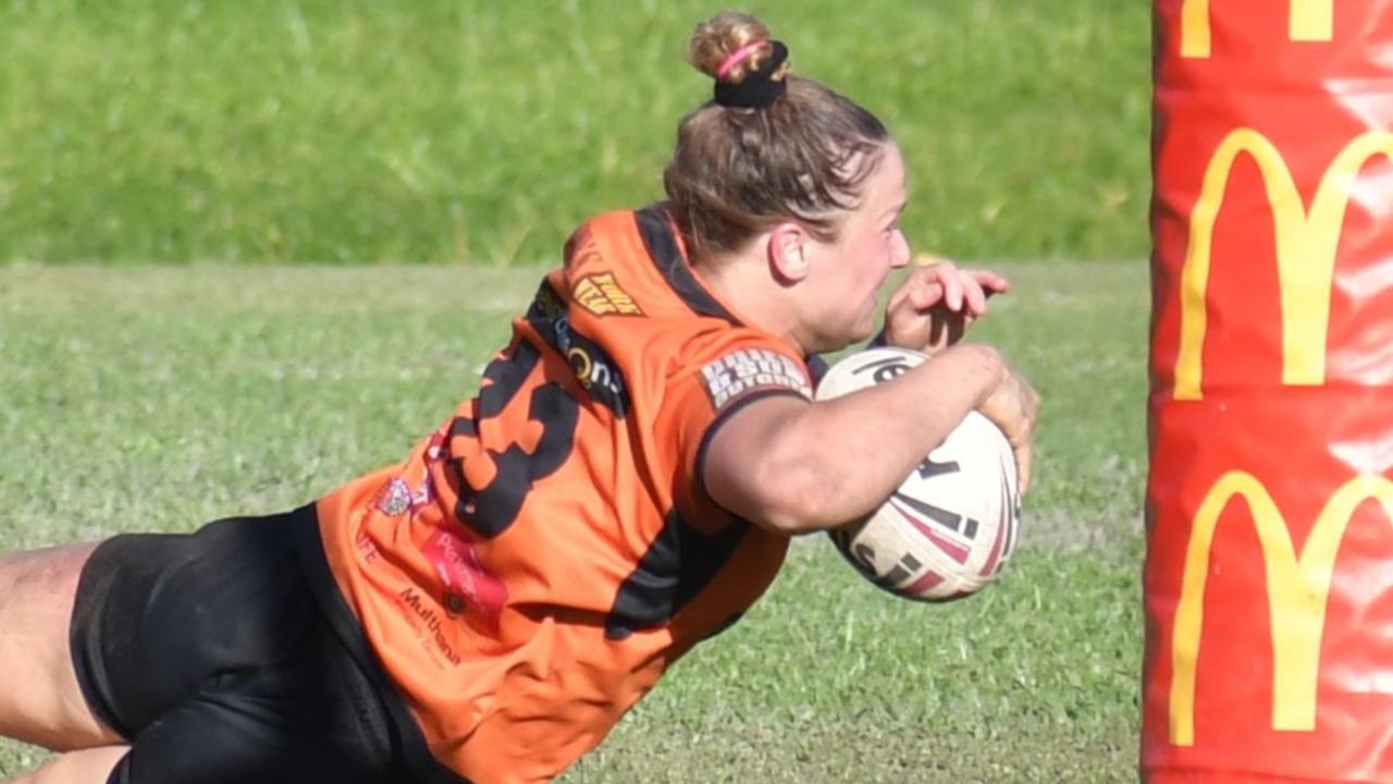 The Herbert River Crushers Women’s team drew 20-20 with Townsville Brothers in a hard-fought contest in Ingham on Saturday. Picture: Cameron Bates