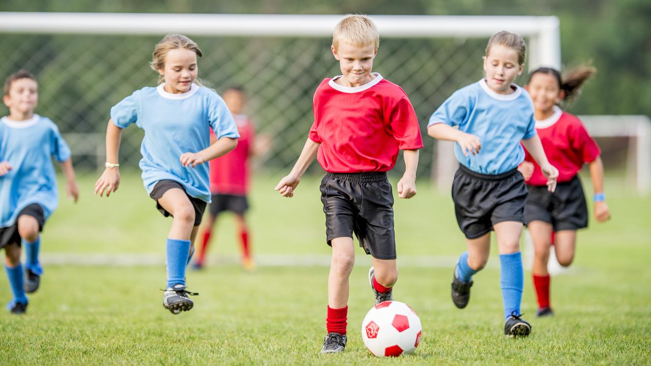 Two-thirds of Australian children can’t kick a ball properly, health statistics have found. Picture: iStock