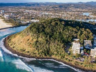 Burleigh headland - it will undergo changes after council announced a Burleigh  planning study.