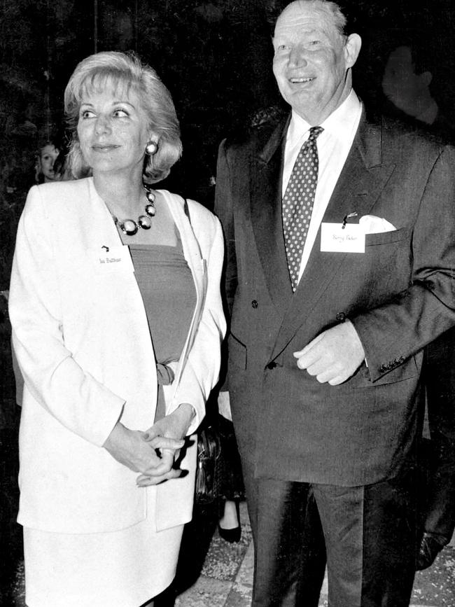 With Kerry Packer celebrating Cleo magazine's 20th birthday celebration in 1992. (Picture: Michael Perini)