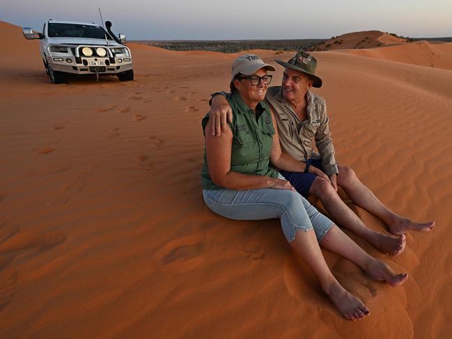 Sam and Greg Watkins. Picture: Lyndon Mechielsen/The Australian