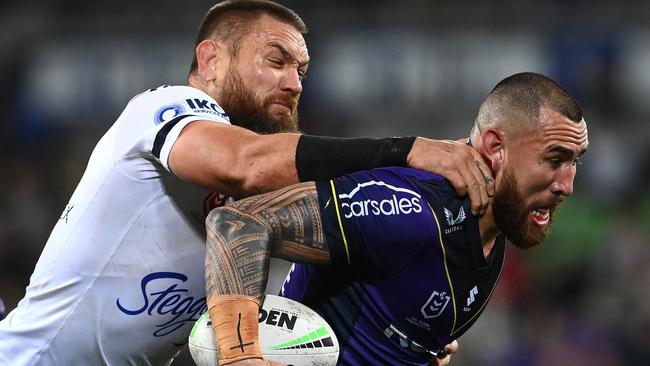 Nelson Asofa-Solomona is set to renew his rivalry with Waerea-Hargreaves. Picture: Quinn Rooney/Getty Images