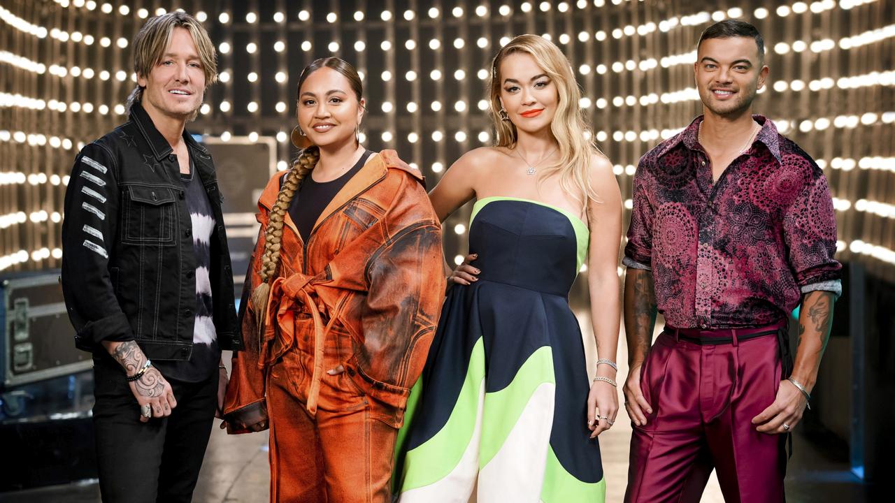 Expect a few tweaks in the Voice format for 2022. Judges Keith Urban, Jessica Mauboy, Rita Ora and Guy Sebastian. Picture: Supplied / Channel 7