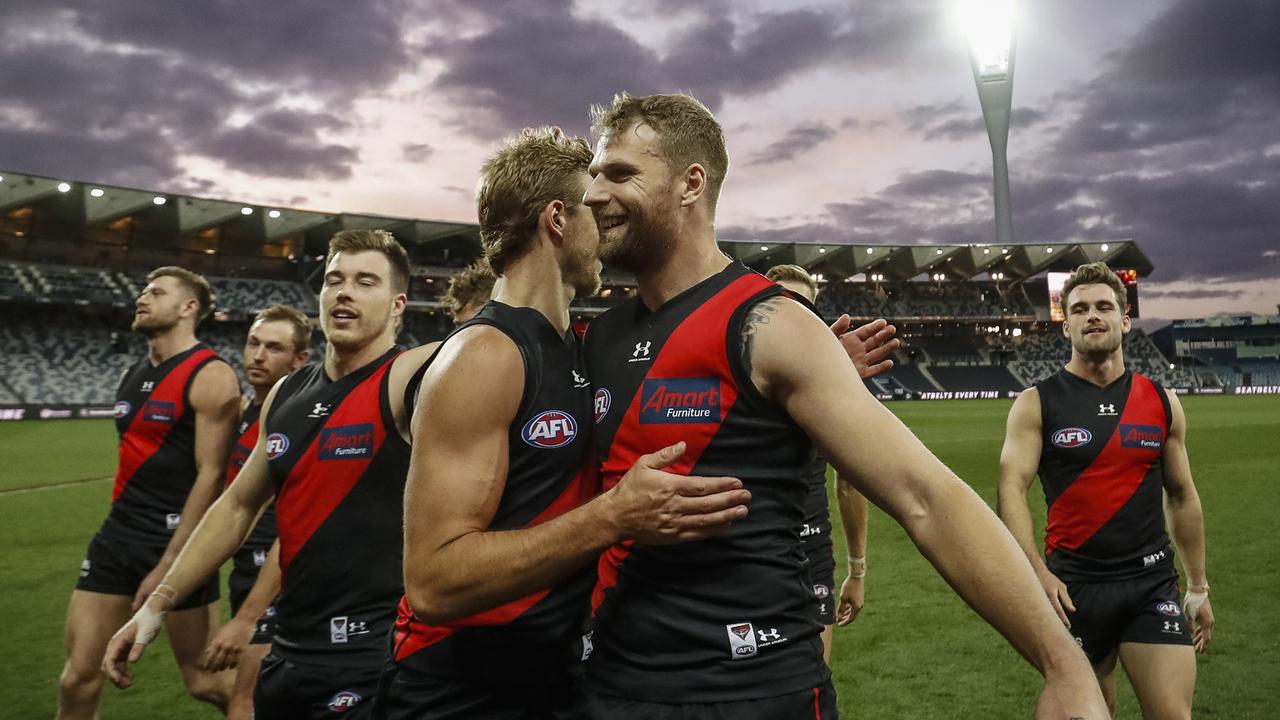 The brilliant Jake Stringer has ignited the Bombers’ season. Picture: AFL Photos/Getty Images