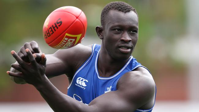 North Melbourne star Majak Daw. Picture: Michael Klein