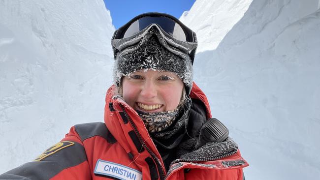 Learning curve: Meganne Christian in Antarctica