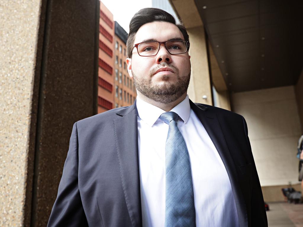 Bruce Lehrmann attends Federal court in Sydney for his defamation trial against Network 10. Picture: Adam Yip/NCA Newswire