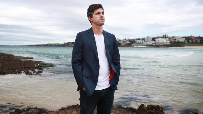 Nick Molnar, CEO of Afterpay, at Bondi Beach.