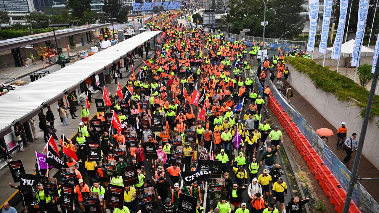 The CFMEU is calling for a super profits tax to fund a massive housing build. Picture: Dan Peled / NCA NewsWire