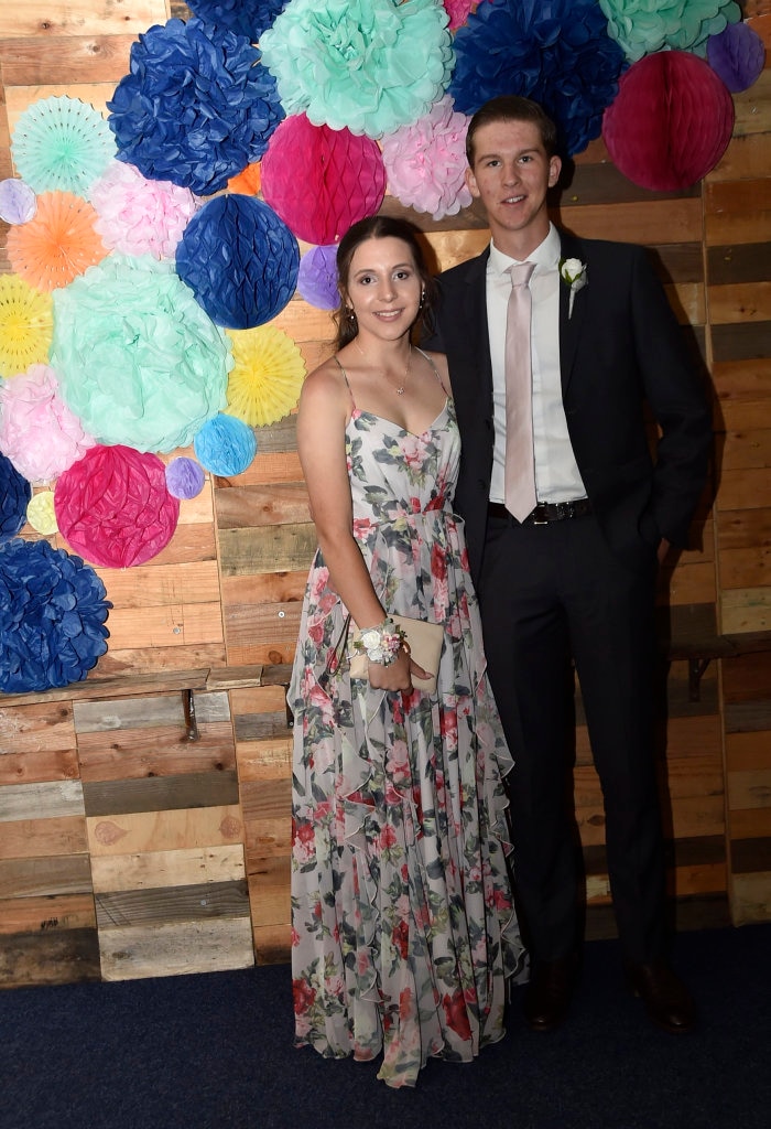 Prue Gardner and Connor Stanley. St Saviour's College formal, Toowoomba Turf Club. November 2017. Picture: Bev Lacey