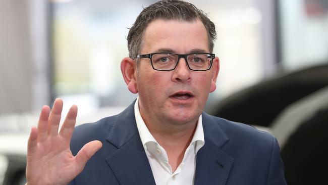 Premier Daniel Andrews was secretly grilled at an IBAC hearing. Picture: David Crosling