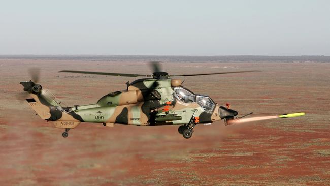 Live firing on the Woomera, South Australia. Picture: Supplied