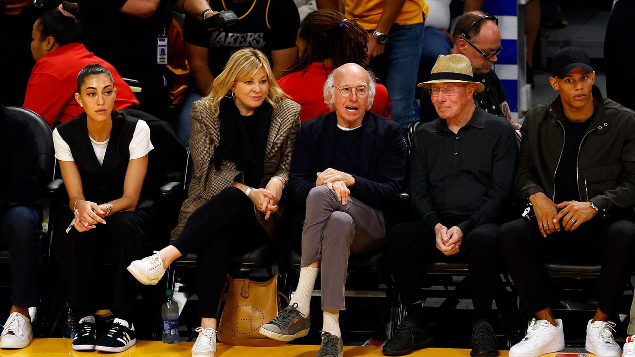 Larry David was also among the star-studded crowd. Photo: Ronald Martinez/Getty Images/AFP.