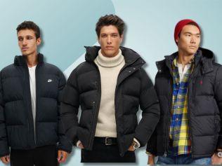 Keep warm and toasty this winter with this range of men's puffer jackets. Picture: Supplied