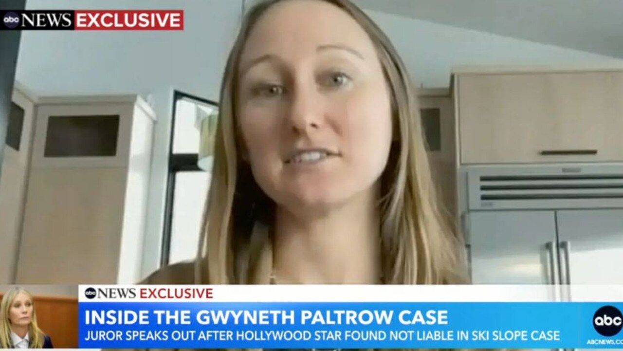 Samantha Imrie served on the jury which found in Gwyneth Paltrow's favour.