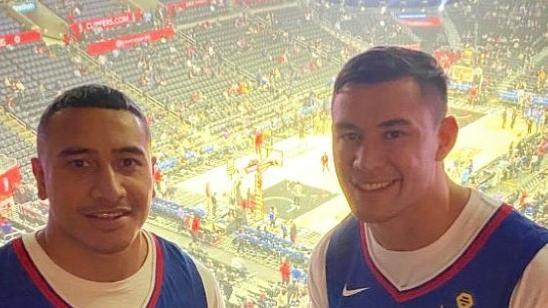 Getting ready for some Clippers magic. Picture: Instagram