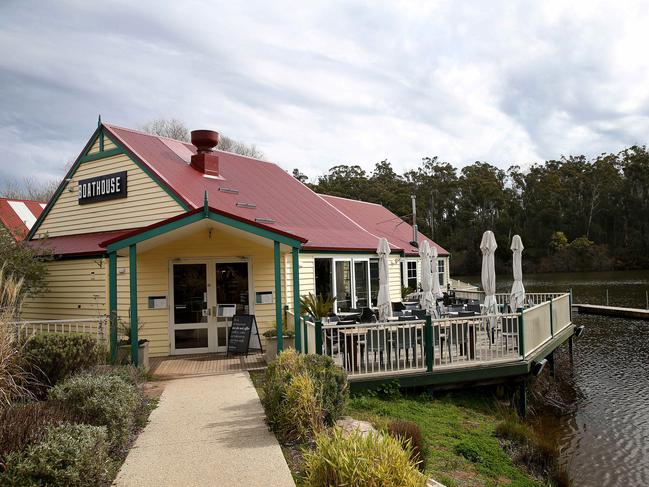 Daylesford. Boat House on Daylesford Lake Picture: Andy Rogers