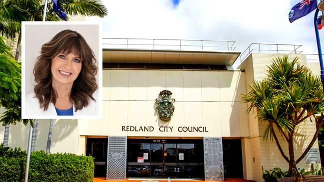 Dozens of Redland residents gathered outside the council chambers in Cleveland to voice their anger over mayor Karen Williams' refusal to step down after she was charged with a high-range drink driving offence. Councillor Adelia Berridge said she had been threatened since making a statement about the mayor.