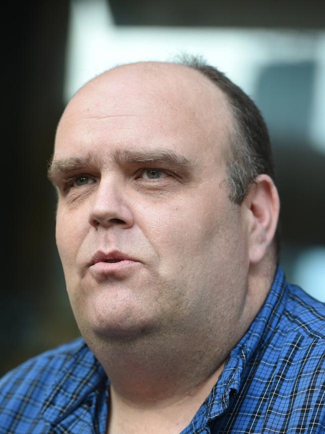 Stewart Johnston after his meeting with Premier Jay Weatherill. Picture: Roger Wyman