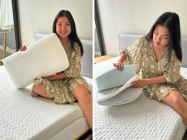 news.com.au checkout put the Emma Diamond Pillow to the test. Here's our honest verdict. Picture: Supplied/Melody Teh