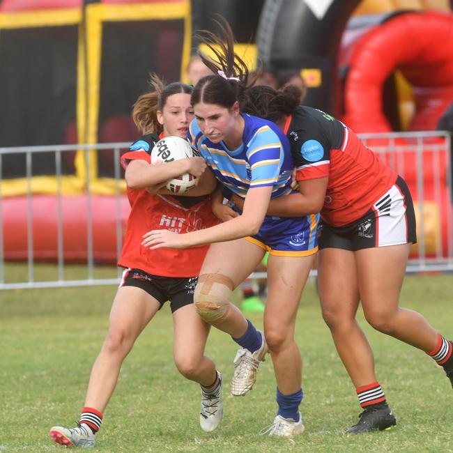 Women's game between Kirwan High and St Margaret Mary's College at Kirwan High. Picture: Evan Morgan