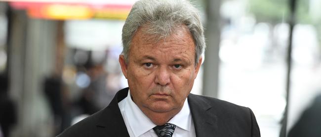 Peter Foster arrives at Sydney Central Local Court in Sydney, Thursday, October 18, 2018.