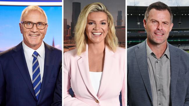 Tim Watson, Rebecca Maddern and Luke Darcy.