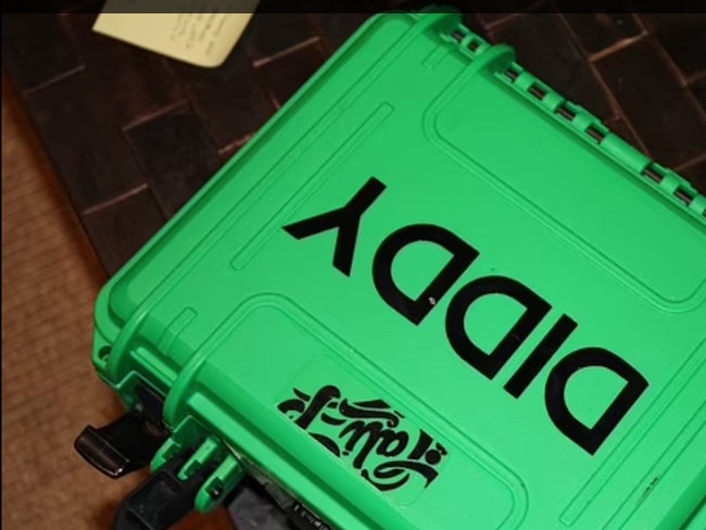 Officers discovered a monogrammed case. Picture: US Department of Justice