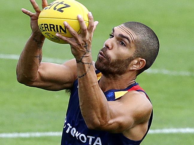 AFL - Crows training at Football Park. Curtly Hampton. Picture Sarah Reed