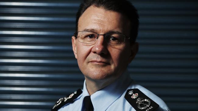 SUNDAY TELEGRAPH - 7/7/20**EMBARGOED FOR JULY 19TH PUBLICATION, PLEASE SPEAK WITH ST PIC ED, JEFF DARMANIN BEFORE PUBLISHING**New AFP Commissioner Reece Kershaw pictured at Surry Hills today. Picture: Sam Ruttyn