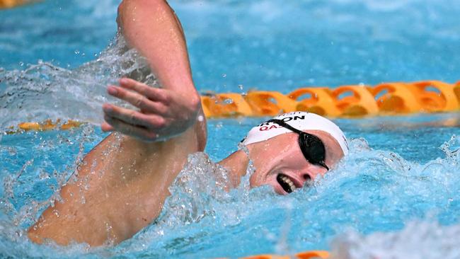 Mack Horton in the pool Photo: AFP.