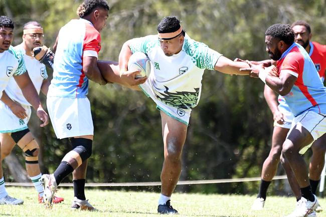 Fiji rugby 7's in Brisbane. Saturday October 6, 2024. Picture, John Gass