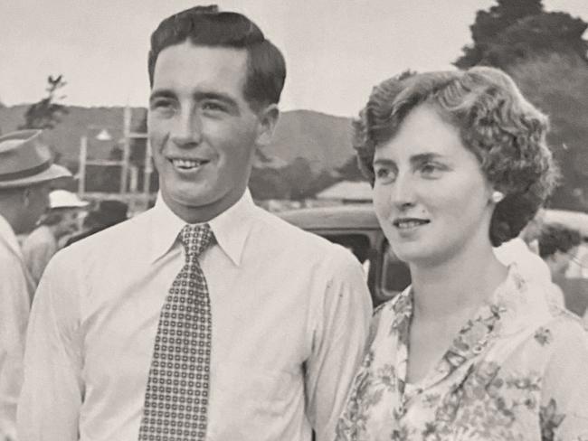 Brian and Anne at the Queanbeyan Show in 1955. Picture: McRedmond family