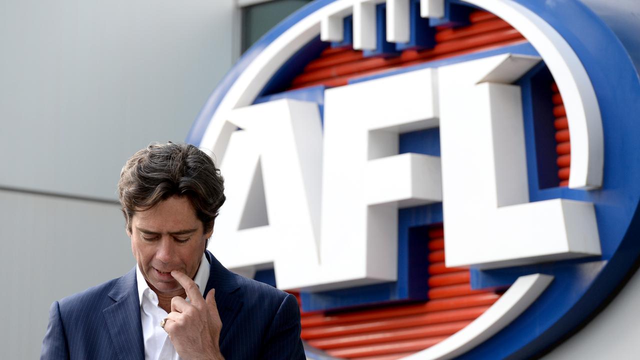 Gillon McLachlan at AFL House. Picture: NCA NewsWire / Andrew Henshaw