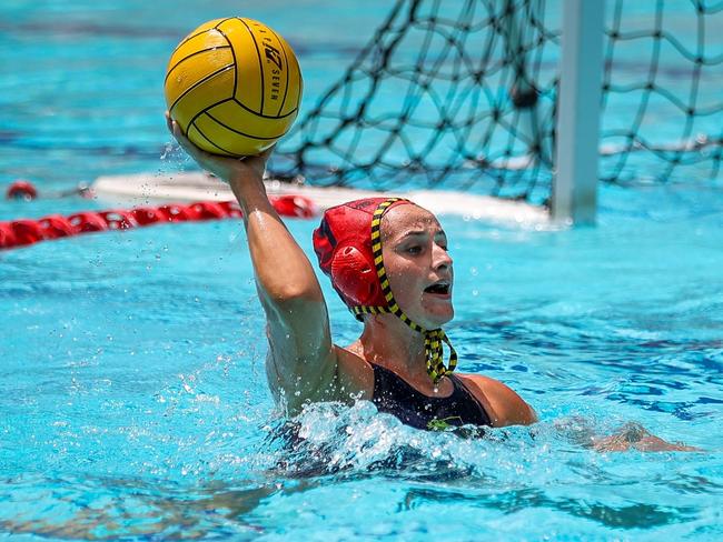 Sydney Uni Lions co-captain and goalkeeper Isabelle Pamp.