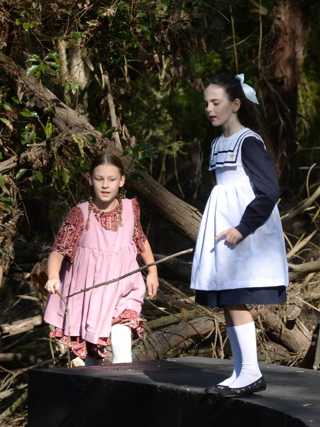 A re-enactment of the Casula hauntings. Picture: Ian Svegovic