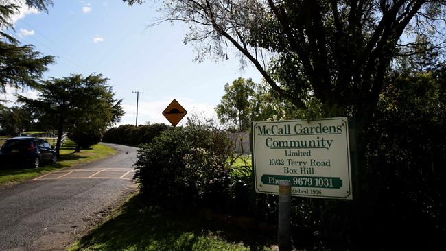 The McCall Gardens centre at Terry Rd, Box Hill.