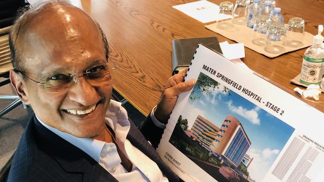 Springfield City Group chairman and founder Maha Sinnathamby. Picture: Des Houghton.