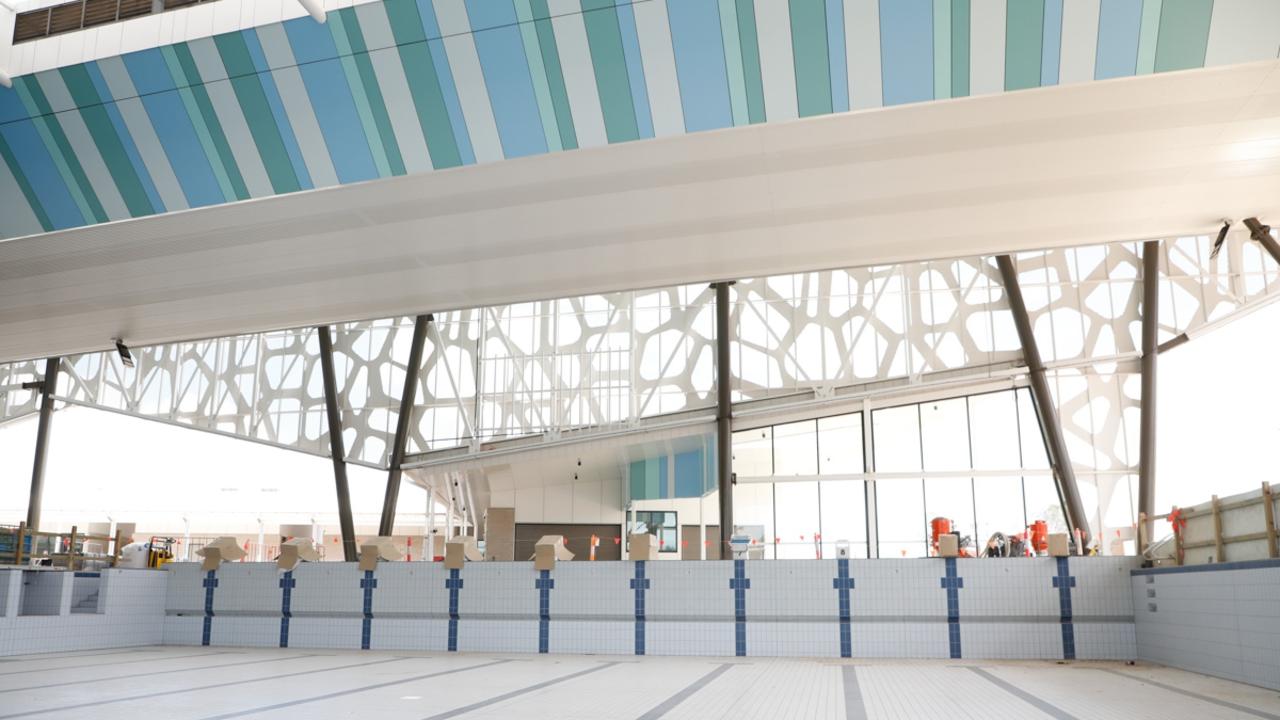 See inside the anticipated Aquatic Centre.