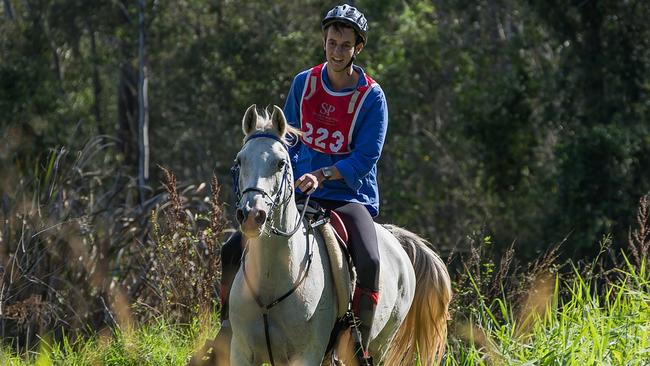 Taking part: Jamie Green from Hawthorne, Brisbane, will compete in the FEI 2* 120km event on Cameo Mazquerade. Picture: Sarah Sullivan Photography