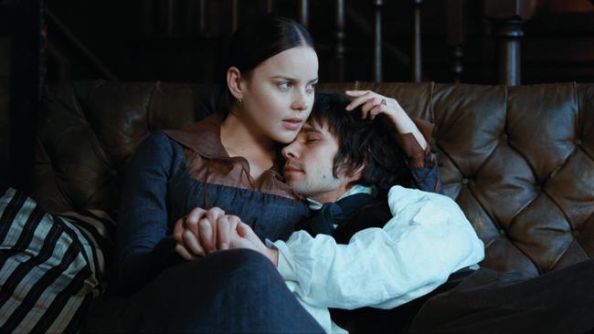 Abbie Cornish and Ben Whishaw in Bright Star.