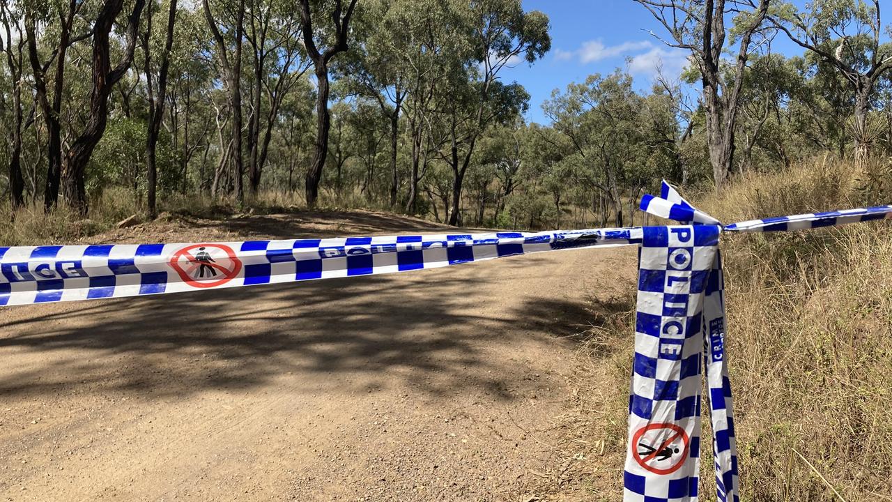 Police tape sealed off Shannonvale Rd about 3km from the crime scene where Mervyn and Maree Schwarz along with Graham Tighe were shot and killed, and Graham’s brother Ross Tighe was wounded at Bogie.