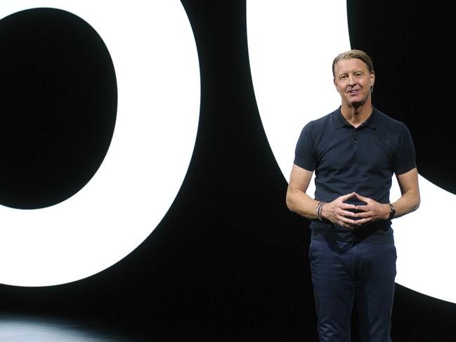 In this screen grab released by Apple, Verizon Chairman and CEO Hans Vestberg speaks about Verizon's 5G network during an Apple event at Apple Park in Cupertino, California on October 13, 2020. (Photo by Apple Inc. / Apple Inc. / AFP) / RESTRICTED TO EDITORIAL USE - MANDATORY CREDIT "AFP PHOTO/ Apple Inc." - NO MARKETING - NO ADVERTISING CAMPAIGNS - DISTRIBUTED AS A SERVICE TO CLIENTS