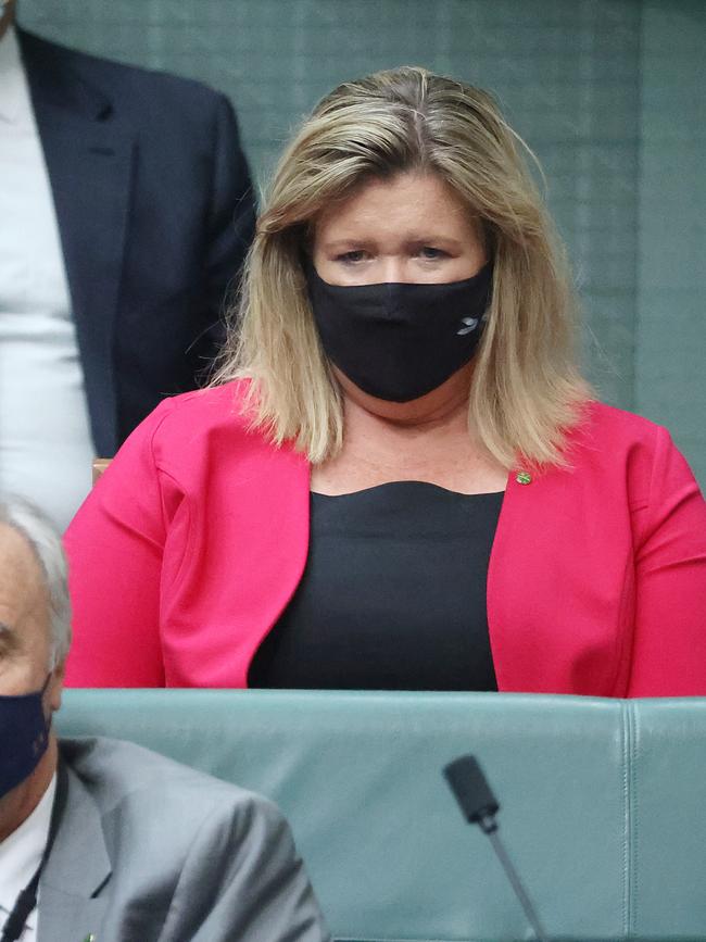 CANBERRA, AUSTRALIA NewsWire Photos FEBRUARY, 10 2022: Bridget Archer during Question Time in the House of Representatives in Parliament House Canberra. Picture: NCA Newswire/Gary Ramage